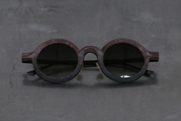 Rigards X ZIGGY CHEN Limited Edition Collection RG0161ZCLEII Round Frame Sunglasses RG-RG0161ZCLEII-HKL Bordeaux × Black Frame Green